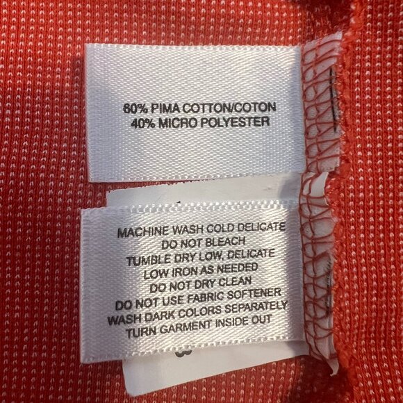 Cutter & Buck XL DryTec Orange Polo - Moisture Wicking Golf/Sports Shirt Sz XL - Picture 9 of 9